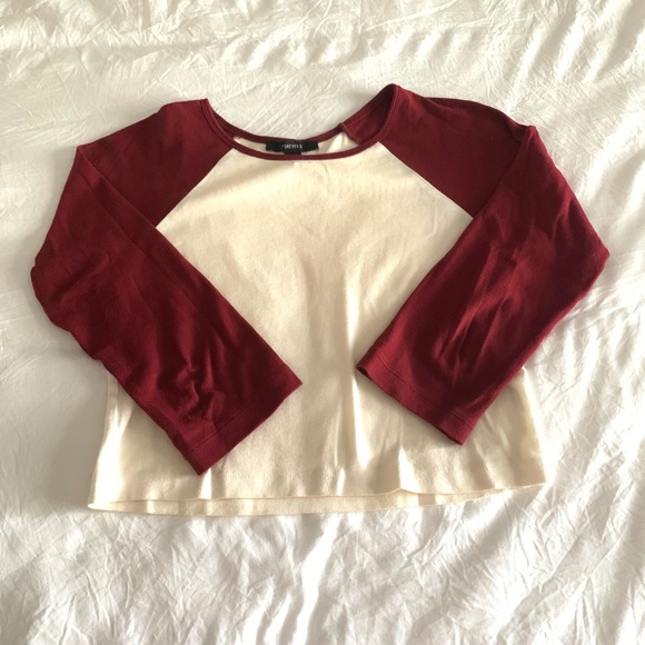 cropped baseball tee - Picture 2 of 3